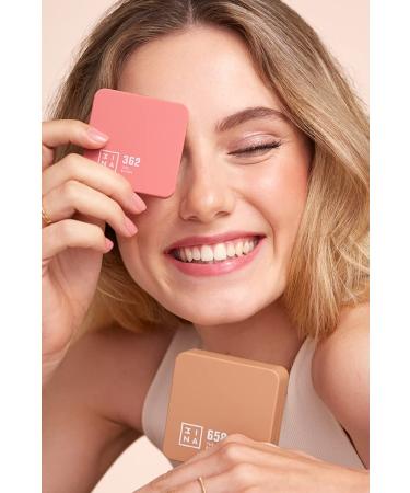 3INA Natural Light Mineral Powder Blush 348 - Blendable Dewy Glow - Vegan & Cruelty-Free Makeup - Buy Online on GoSupps.com