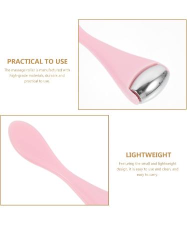 Beaupretty Eye Massage Roller & Cream Applicator | Combat Puffiness Dark Circles & Wrinkles - Pink - Buy Online on GoSupps.com