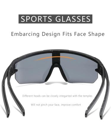 Zumlloma UV 400 Bicycle Glasses for Men & Women - Windproof Colorful Anti-UV Racing & Outdoor Sports Eyewear - Buy Online on GoSupps.com