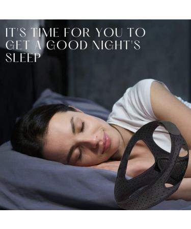 Crethinkaty Anti Snore Chin Strap - Flexible Breathable Sleep Aid Solution for Men and Women - Buy Online on GoSupps.com