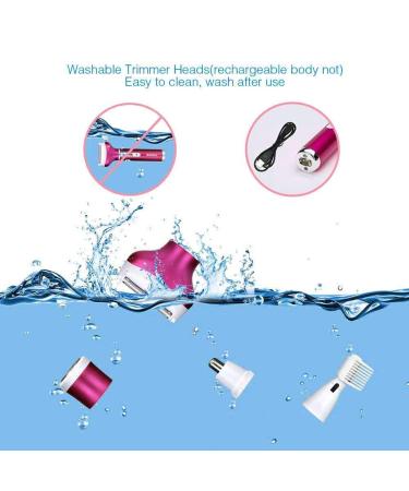 Wallfire 4 in 1 Electric Hair Remover for Women - Versatile Compact and Efficient Hair Removal - Shop Now! - Buy Online on GoSupps.com