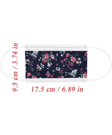 Lulupi 10-Piece Floral Face Masks for Women | Breathable Elegant Mouth and Nose Protection | International Shipping - Buy Online on GoSupps.com