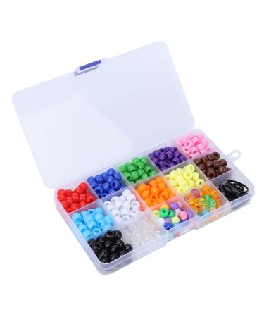 Hair beads for hair braids pearl set rainbow bead set hair pearls bright colors light fashionable trendy hairstyle accessories for girls and women