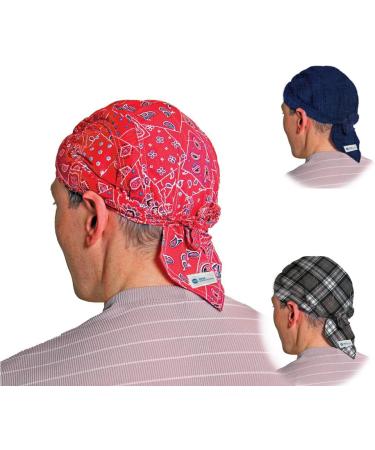 Cooling Bandana | Cold Headscarf | Red Western Running Cap | Ideal for Hiking & Sports | Universal Size for Adults - Buy Online on GoSupps.com