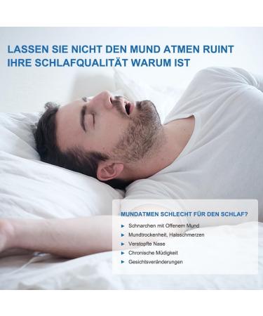 Mouth Paving Sleeping Tape 60 H-Shape Pieces for Snoring Relief & Nasal Breathing (Blue) - Buy Online on GoSupps.com