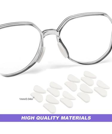 Glasses Nose Pads for Eyeglasses 24 Pairs Eye Glasses Soft Nose Pads Nosepads for Glass Eyeglasses Plastic Frames 19 x 8 mm - Buy Online on GoSupps.com