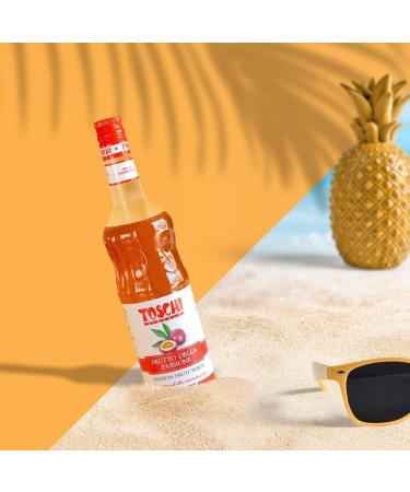 Toschi Frutto della Passione Toschi Passion Fruit Syrups / Maracuja for Cocktails - 1 Liter + Gourmet Italian Pulp 400 g - Set of 3 - Buy Online on GoSupps.com