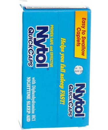 Nytol QuickCaps Night Time Sleeping Aid 16 Caps (Pack of 4) - Buy Online on GoSupps.com