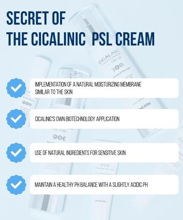 CICALINIC PSL Cream 1.69 fl oz - Advanced Skin Barrier Repair for Sensitive Skin | Plant-Derived Ceramides & Phytosterols | Deep Moisturizing Korean Skin Care - Buy Online on GoSupps.com