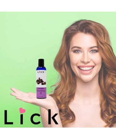 Lick Chocolate Flavored Massage Oil with Vitamin E - Aromatherapy & Moisturizing Skin Therapy for Men & Women - 4 oz - Buy Online on GoSupps.com