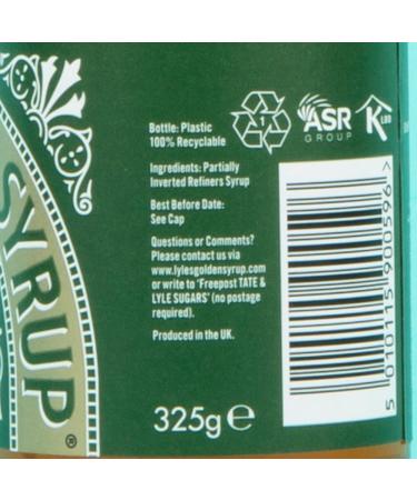 Lyles Squeezy Golden Syrup 325g - Premium Quality Syrup for Baking and Cooking - Buy Online on GoSupps.com