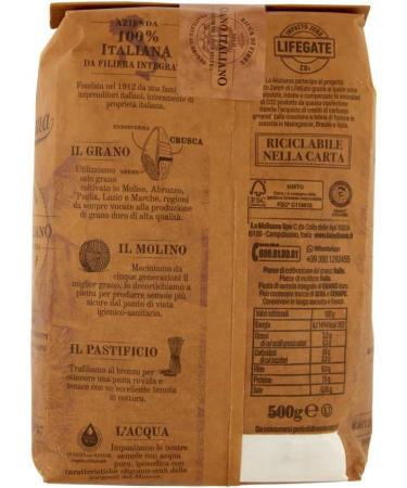  Italian Gourmet E.R. La Molisana Pasta Integrale Maccheroni No. 37 Whole Grain Pasta 100% Italian Wheat Bronze Paste 500g + Italian Gourmet Polpa di Pomodoro 400g - Buy Online on GoSupps.com