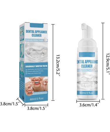 Ververt Touch Braces Cleaner - 60ml x 2 | Permanent Fragrance & Odor Removal Serum for Stains Aligners Brackets & Holders - Best Braces Removal Cleaner - Buy Online on GoSupps.com