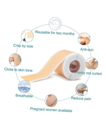 Healvian Silicone Gel Scar Patch Stickers - Skin Recovery Tape for Surgery - 1 Roll - Buy Online on GoSupps.com