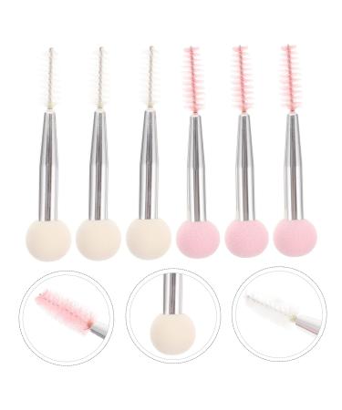 Buy 6pcs Double Head Sponge Makeup Brush Set | Cosmetic Applicator & Eyebrow Tools | International Shipping - Buy Online on GoSupps.com