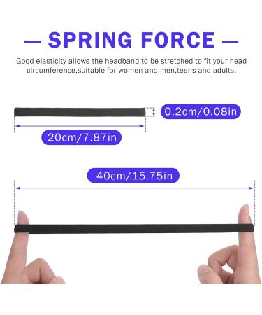 Shop Wllhyf 3-Piece Elastic Sports Head Straps | Non-Wing Silicone Yoga & Running Bands for Men & Women | Stylish Outdoor Exercise Accessories - Buy Online on GoSupps.com