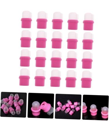 Set de 20 Couvre-ongles Dissolvants pour Vernis Taille Unique Rose Portable et R utilisable pour Manucure Domicile et Retrait de Faux Ongles - Buy Online on GoSupps.com