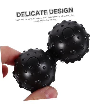 Buy Partykindom 2nd Double Lacrosse Ball - Black Muscle Massage & Trigger Point Therapy Roller for Pain Relief | International Shipping Available - Buy Online on GoSupps.com