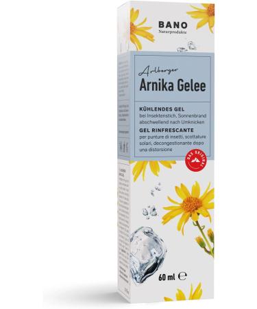 Arlberger Arnika Gelee 60ml | Cooling Decongestant Gel for Sunburn Insect Bites & Sprains | All Skin Types | Shop Internationally - Buy Online on GoSupps.com