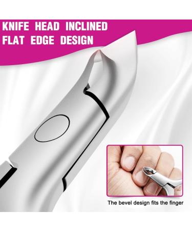 Cuticle Nipper Cuticle Remover Professional Manicure and Pedicure Cuticle Remover Tools Stainless Steel Cuticle Clippers Cuticle Trimmer Clipper for Removing Excess Torn Skin on Fingers and Toes - Buy Online on GoSupps.com