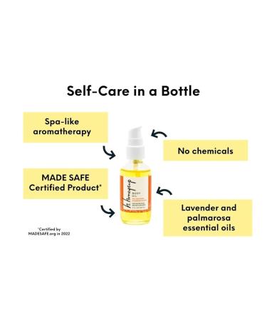 Palmarosa Pomegranate Body Oil - 2 oz Vegan Moisturizer for All Skin Types | Lavender & Palmarosa Essential Oils | Nontoxic Eco-Friendly MADE SAFE Certified Skincare - Buy Online on GoSupps.com