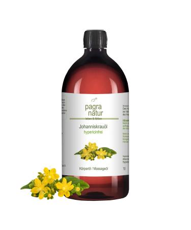 pagra natur massage oil - St. John's wort oil hypericin-free 1 l - Buy Online on GoSupps.com