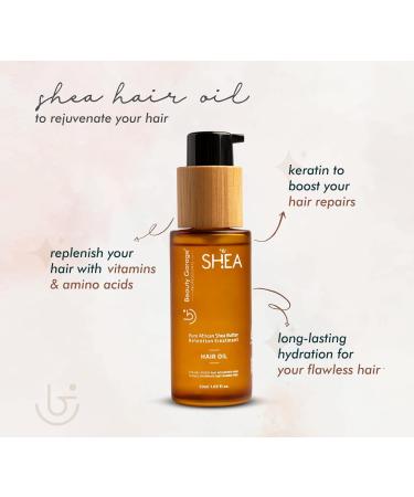 Pure African Shea Butter Retention Treatment Hair Oil - 50ml | Nourish & Hydrate Your Hair | International Shipping Available - Buy Online on GoSupps.com