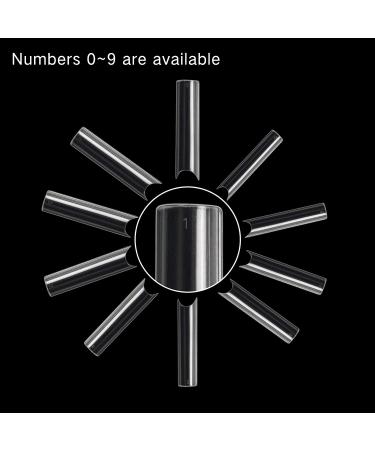 Vcedas Extra Long C Curve Nail Tips - 100PCS Clear French Half Cover Square Shape - Buy Online on GoSupps.com