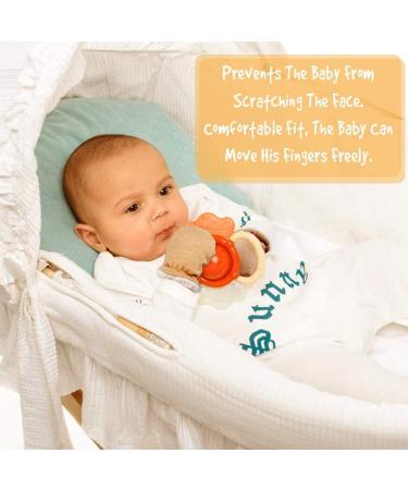 Heqishun 3 Pairs Baby Mittens - Winter Anti Scratch Gloves for Newborn (0-6 Months) - Buy Online on GoSupps.com