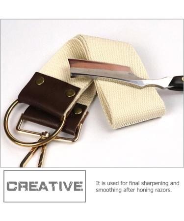 Healifty Cotton Linen Razor Strop - Double Sided Sharpener & Polishing Tool with Hanging Buckle | International Shipping Available - Buy Online on GoSupps.com