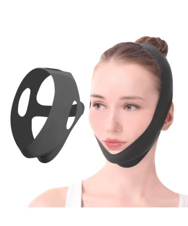 V Line Lifting Mask & Jawline Shaper Anti-Aging Chin Strap for Double Chin Reduction Jaw Tightening and Facial Slimming for Women