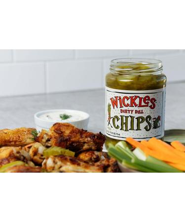 Wickles Dirty Dill Chips - 24 Fl Oz | Crunchy, Zesty Snack | Buy Now! - Buy Online on GoSupps.com