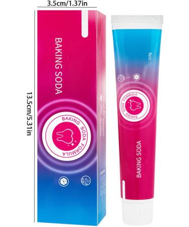 Baking Soda Toothpaste Oral Care Baking Soda Toothpaste for Oral Care Baking Soda Toothpaste for Oral Care Long Lasting Freshness (3) - Buy Online on GoSupps.com