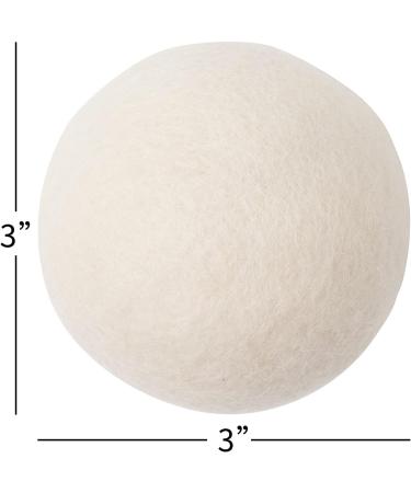 Premium XL New Zealand Wool Dryer Balls 3-Pack | Organic & Reusable Fabric Softener | Eco-Friendly Wrinkle Reducer - Baby Safe - Buy Online on GoSupps.com
