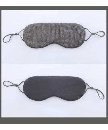 Warm & Cool Dual-Sided Sleeping Eye Mask - Unisex Breathable Travel & Office Shade | Wine Red - Buy Online on GoSupps.com