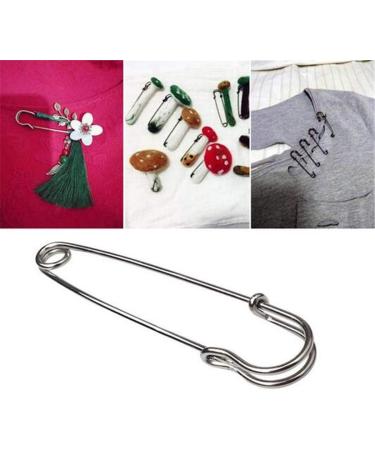 ReachTop Pack of 30 Large Safety Pins 2.76 Heavy Duty Blanket Pins Bulk Steel Spring Lock Pins Fasteners for Blankets Crafts Skirts Kilts Brooch Making - Buy Online on GoSupps.com