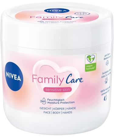 NIVEA Family Care Light Moisturising Cream for Body Face and Hands 450 ml - Buy Online on GoSupps.com