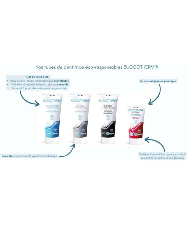  Buccotherm BUCCOTHERM | Toothpaste Whiteness & Care | Certified Organic | Soothes Gums | Protects | Strengthens Enamel | Prevention of Caries | 100% Natural Ingredients | Pack of 3 x 75 ml - Buy Online on GoSupps.com