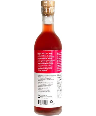O Pomegranate Champagne Vinegar 300 mL Glass Bottle - Buy Online on GoSupps.com