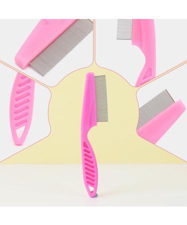 PHCOZY Lice & Flea Comb - Double-Sided Metal & Plastic Nits Comb for Effective Lice Removal - Buy Online on GoSupps.com