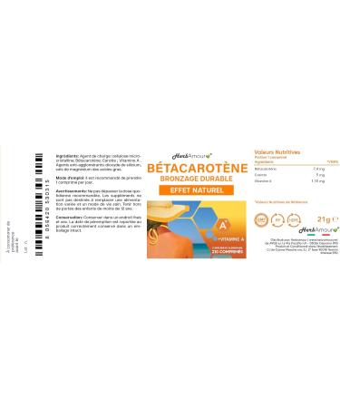 BETACAROTENE FOR STRONG TANNING | 210 Tablets (Stock For 7 Months)| Beta Carotene High Dose To Accelerate Tanning Dry Carrot Extract With Vitamin A | Gluten And Lactose Free - Buy Online on GoSupps.com