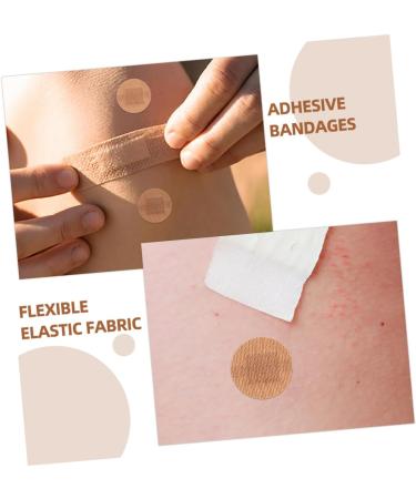 100pcs Breathable Care Patches for Finger Wounds - First Aid Sticker - Lovely Brown Patches (3.80x3.80x0.10cm) - International Shipping Available - Buy Online on GoSupps.com