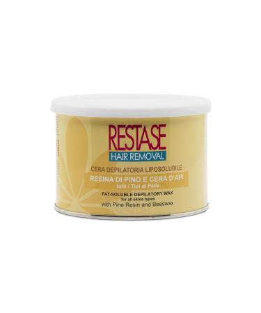 RESTASE | Fat-soluble depilatory wax pine resin and beeswax all skin types 400 ml made in Italy