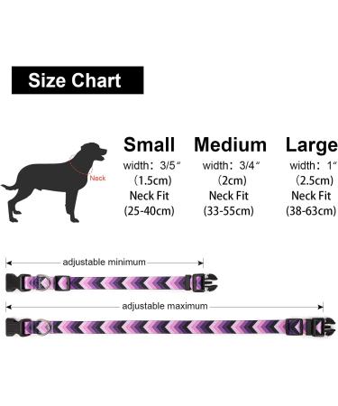 Suredoo Adjustable Nylon Dog Collar - Soft Comfortable & Stylish for Small to Medium Dogs (Neck 38-63 cm Width 2.5 cm) - Buy Online on GoSupps.com