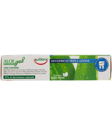  Equilibra Triple Protection Aloe Toothpaste 75 ml - Buy Online on GoSupps.com