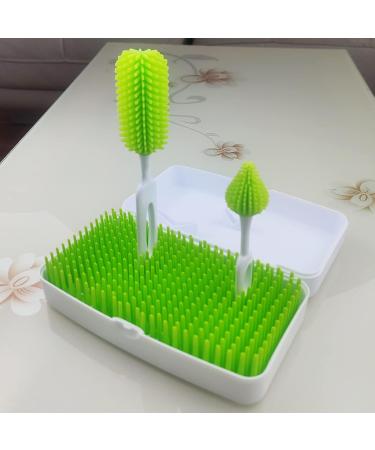 Travel Baby Bottle Drying Rack with Bottle Brushes for Camping Travelling with Baby - Buy Online on GoSupps.com