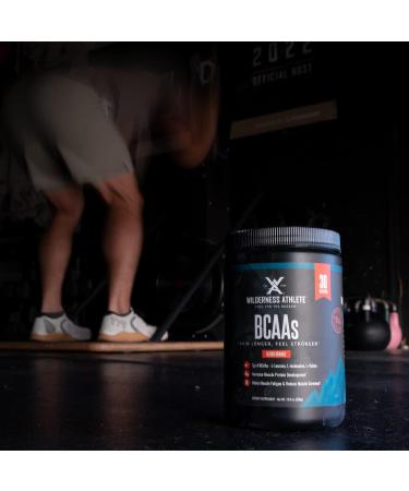 Wilderness Athlete BCAAs - Optimal Branched Chain Amino Acids Powder for Men & Women - Blood Orange Flavor - Essential Amino Acids Supplement - Buy Online on GoSupps.com