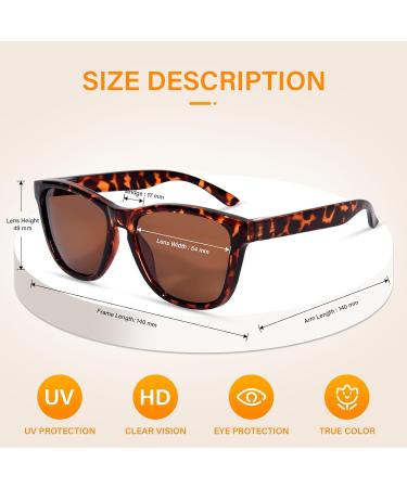 Toitorse 2.0x Reader Sunglasses for Men & Women - UV Protection Anti-Blue Light Outdoor Reading Glasses - Buy Online on GoSupps.com