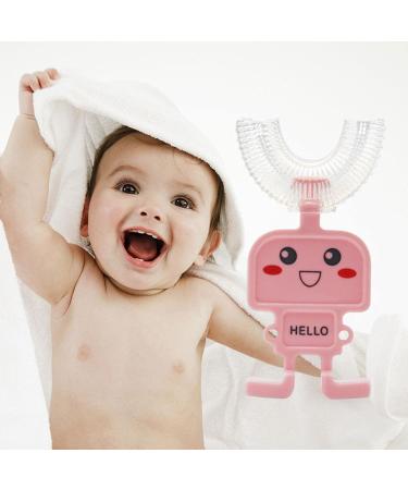 Kids U Shaped Toothbrush All Rounded Children U Shape Toothbrush 360Oral Teeth Cleaning Manual Training Tooth Brush Robot and Birds Toddler Toothbrush Age 2 to12 Mona43henry - Buy Online on GoSupps.com