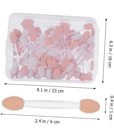 WOONEKY 5 Boxes Double Ended Eyeshadow Brush Sponge Applicator Make up for Face Plastic - Buy Online on GoSupps.com